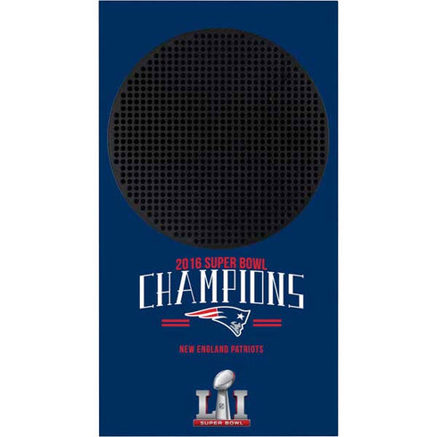 NFL 2016 Super Bowl LI Champions New England Patriots Xbox Series S Console Skin